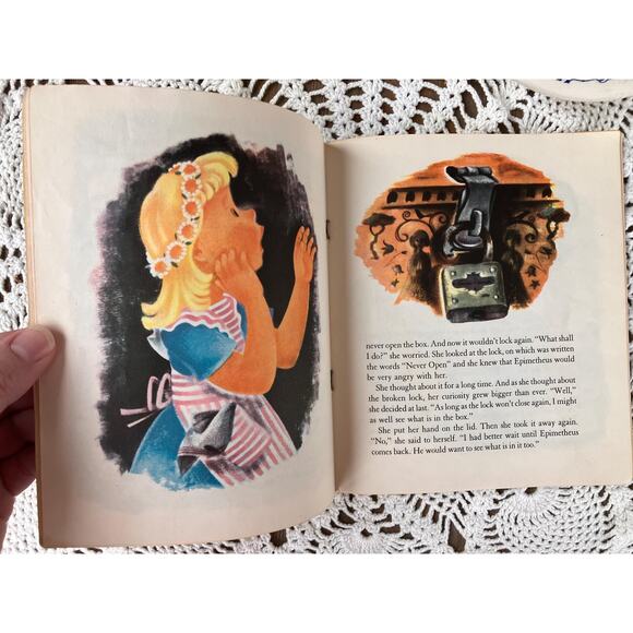 Rare 1945 Pandora Children's Book: Erika Weihs Illustrations, Vintage Nursery - Picture 3 of 8